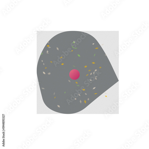 Tactile seed scatter patterns vector, textured cut paper SVG