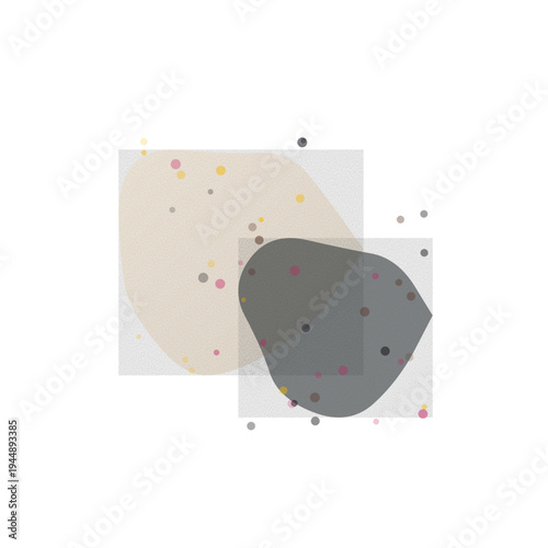 Tactile spice swirl collages vector, textured cut paper SVG