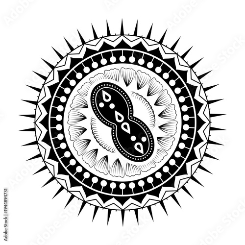 Vintage style illustration showing cell cloning structure