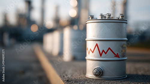 Oil Barrel Downward Trend: ...