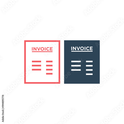 Invoice, bill icons set suitable for info graphics, websites and print media and interfaces.
