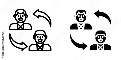 Change icon, element icon for design branding, print, and digital media