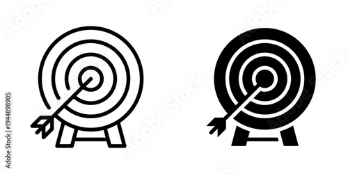 Target icon, element icon for design branding, print, and digital media