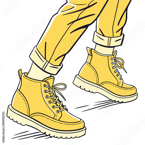 Yellow boots and pants yellow pants footwear clothing legs