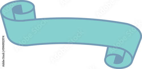 Ribbon Frame -6, isolated on white background