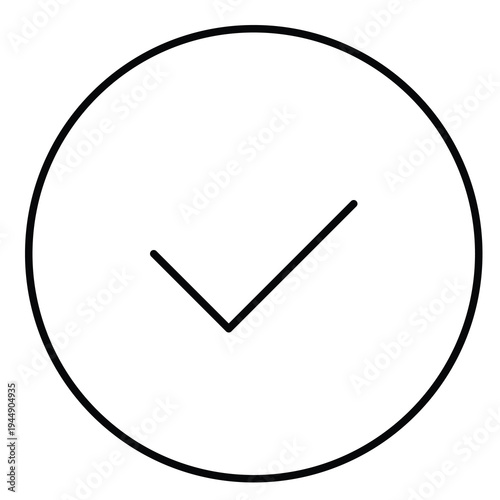 Checkmark icon vector Vector