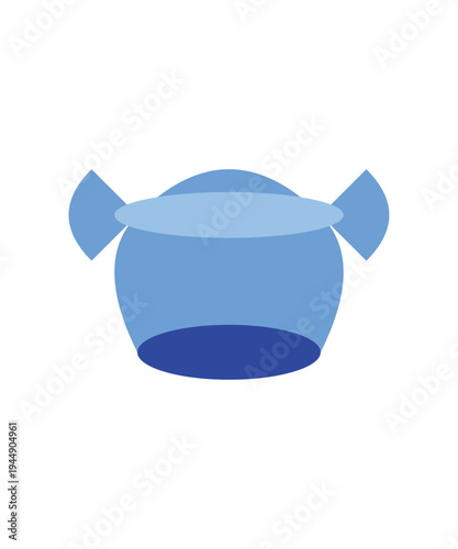 Blue candy wrapper Vector
