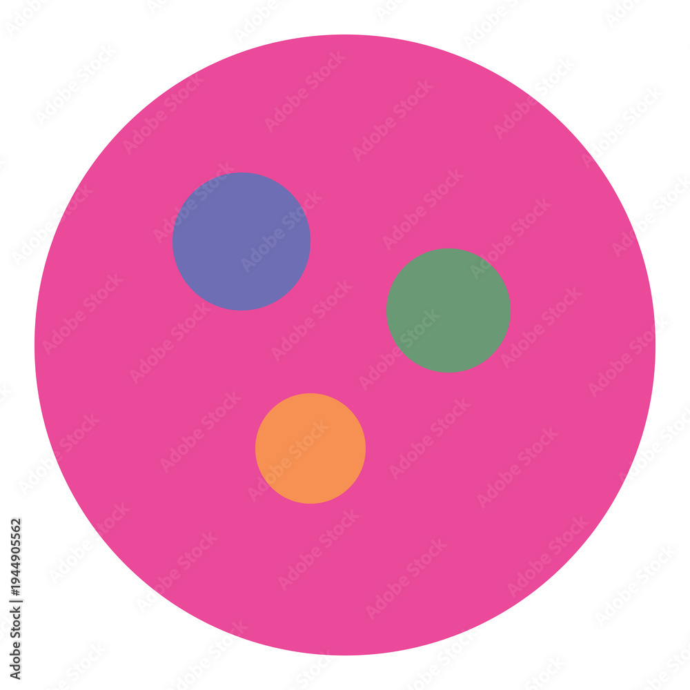 Fototapeta premium Colorful circle design with dots Vector