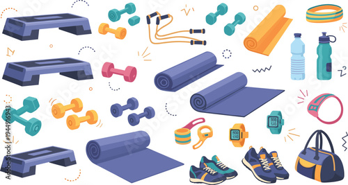 Professional construction workers and maintenance technicians character collection with various tools and equipment for industrial service vector