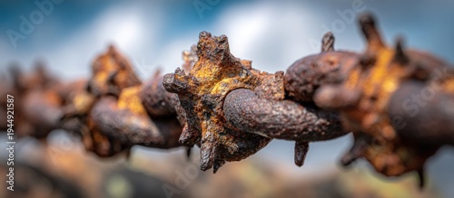 Rusty Chain Close Up.