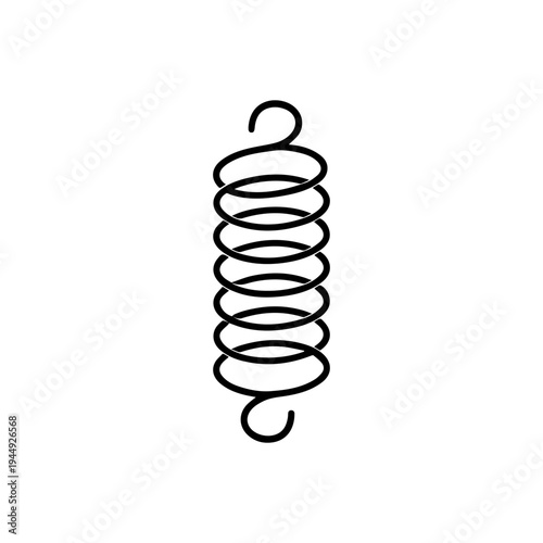 Spring line icon vector isolated
Vector line icon on a white background