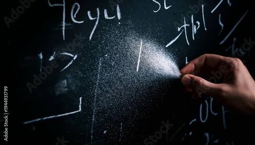 math formulas on blackboard