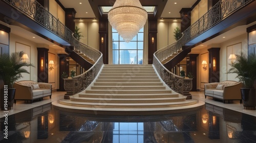 stairs in a luxury home