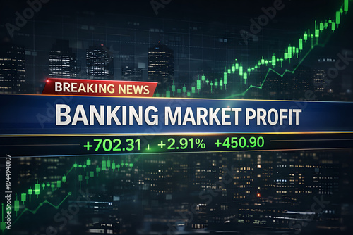 Breaking News Significant Banking Market Profit and Strong Growth Up Drive Financial Income, Illuminated by Green Indicators of Economic Success for Global Markets