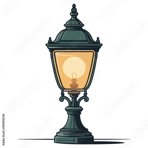 old street lamp