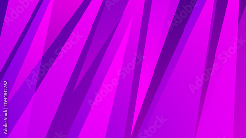 Modern abstract design with striking purple and violet diagonal geometric overlays for creative media