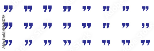 Quotation mark vector icon set. Quotation marks icon set vector illustration for quotes, speech, talking marks and comments design. vector, icons