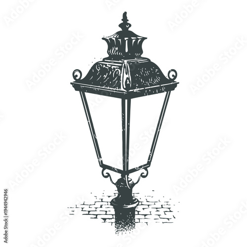 vintage street lantern