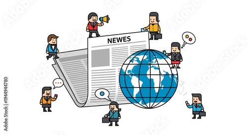 Global News and Information dissemination through the World Wide Web