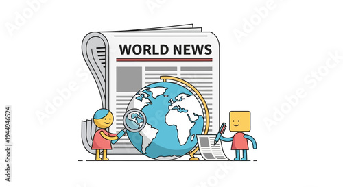 Global Breaking News Coverage Exploring International Events and Worldwide Updates with a Magnifying Glass
