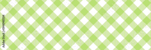 Fresh lime green gingham argyle pattern with diagonal stripe details. Zesty citrus checkered background for organic products, spring sales, and garden themes.