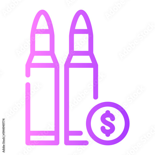 money gradient icon