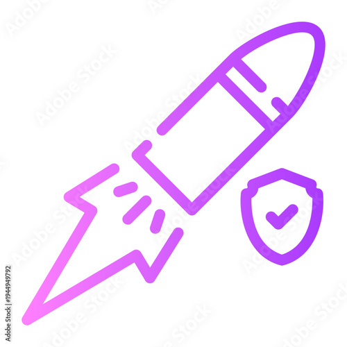 shield gradient icon