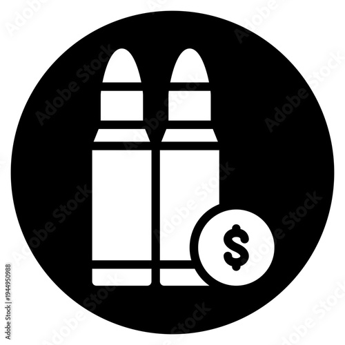 money glyph icon