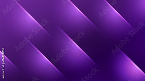 Elegant deep purple background featuring luminous diagonal light rays