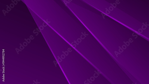 Royal purple abstract design with glowing lines and layered shadows