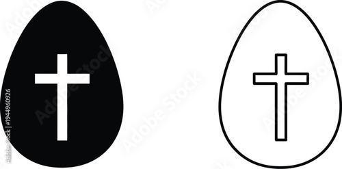 Christian cross symbols Vector