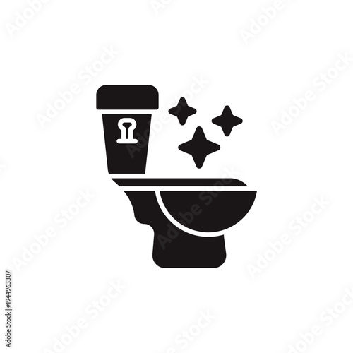 toilet icons minimalist flat style design, toilet Vector illustration on white background