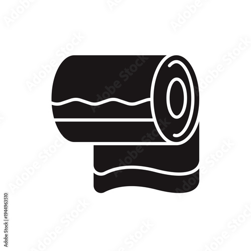 tissue paper icons minimalist flat style design, tissue paper Vector illustration on white background