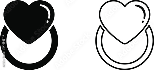 Heart pacifier baby Vector