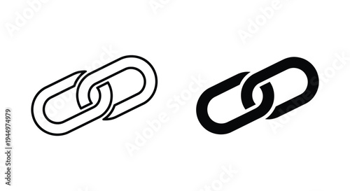 Link Connection Icons Web Digital Asset