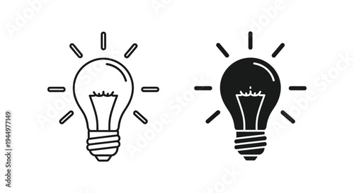 Idea Light Bulb Concept Commercial