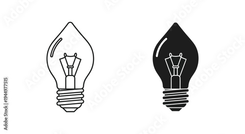 Light Bulb Icon Idea Concept Commercial