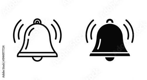 Notification Bell Alert Symbol Commercial Icon