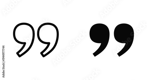 Quotation Marks Symbol Commercial Context