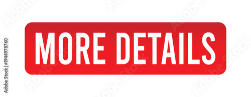 More Details Red Call to Action Button Bold White Text Minimal UI Label