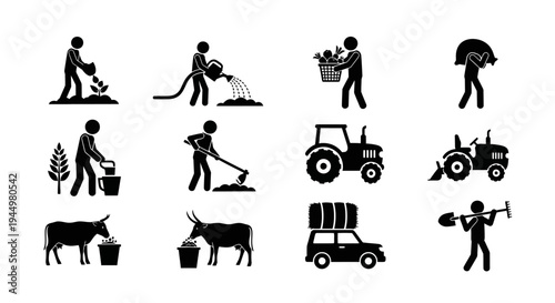 Agriculture Farm Icons