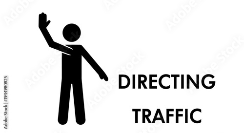 Man Directing Traffic