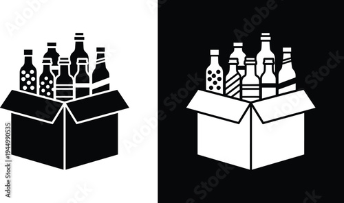 Volunteer Month Line Icon Set Featuring Charity Symbols Community Support Humanitarian Aid Heart Shapes and Helping Hands Vector Illustration for Outreach