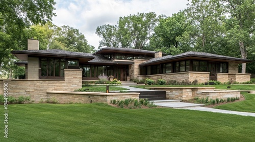 frontyard. Modern suburban home with clean lines and neutral tones under natural daylight. real-estate listings, architecture portfolios, designed for interior renovation comparisons for interiors.