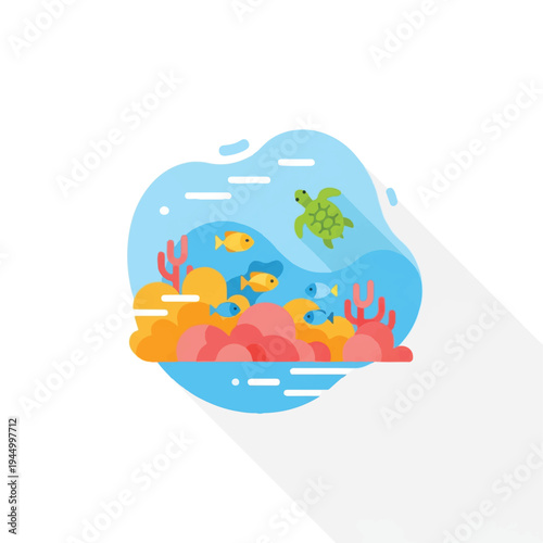 Colorful Fish Swimming Near Coral Reef 7.