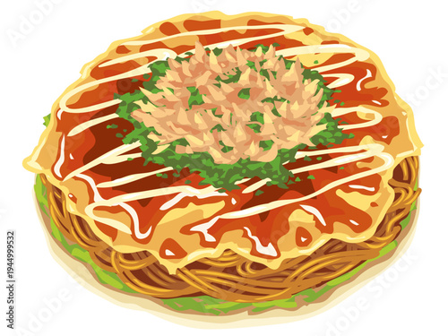 広島風お好み焼き