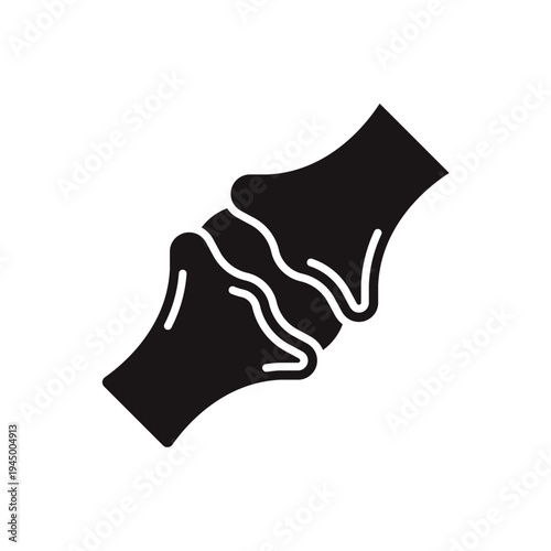 bone joint icons minimalist flat style design, bone joint Vector illustration on white background