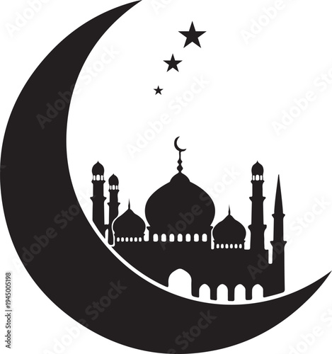 Iftar dates fruit with glass of water icon for Ramadan fasting break. icon