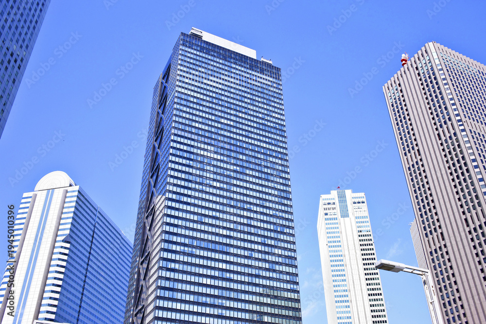 Obraz premium 高層ビル オフィス街