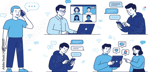 Modern Communication and Social Networking Concepts for a Connected World